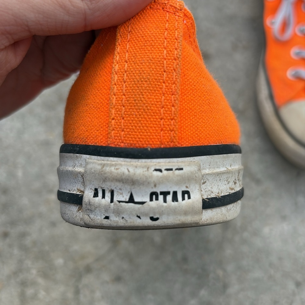 Orange Converse - Picture 3 of 5
